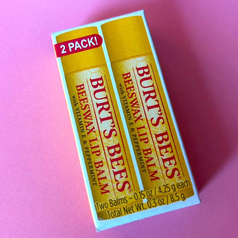🎁 Burt's Bees Lip Balm | Twin Pack | NWT